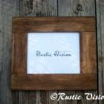 Set Of 2 8x10 Rustic Frames Made Of Reclaimed Wood