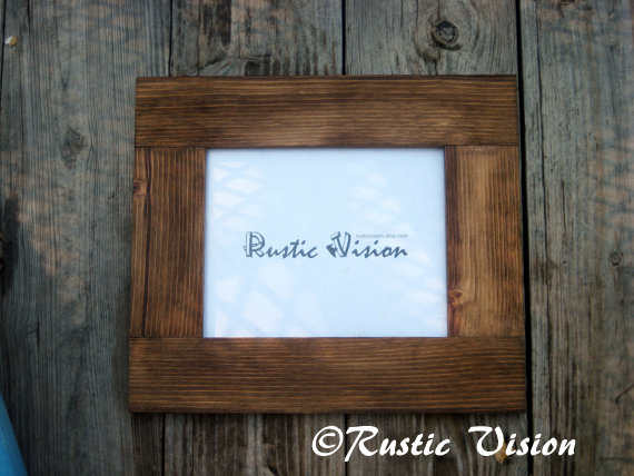 8" X 10" Rustic Frame Made Of Reclaimed Wood